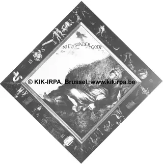 Blazon of the Berchem Chamber of Rethoric "De bloeiende Wijngaard