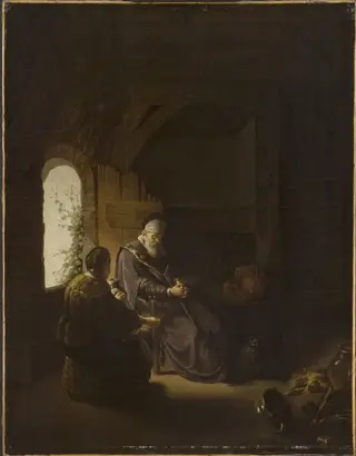 Blind Tobit and His Wife