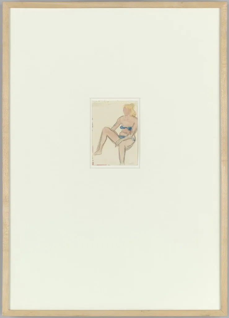 Untitled, by Blinky Palermo, watercolor, 1965
