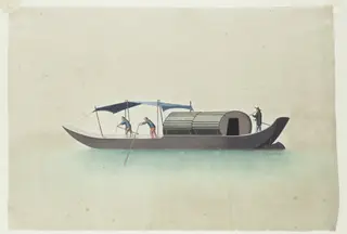 Boat with Three Boatmen
