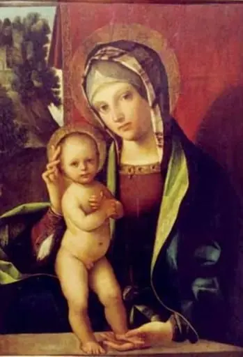 Fecioara cu Pruncul, by Boccaccino Boccaccio