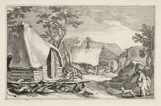 Landscape with Farmhouses, by Boëtius Adams Bolswert