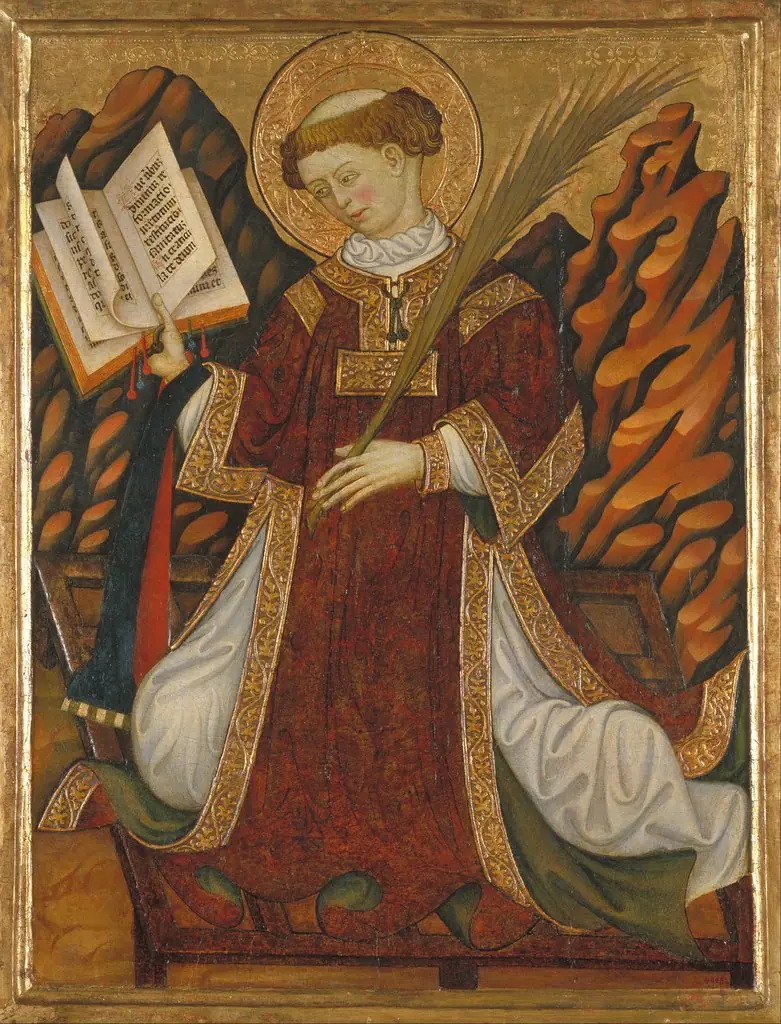 Saint Lawrence, by Bonanat Zaortiga the Elder