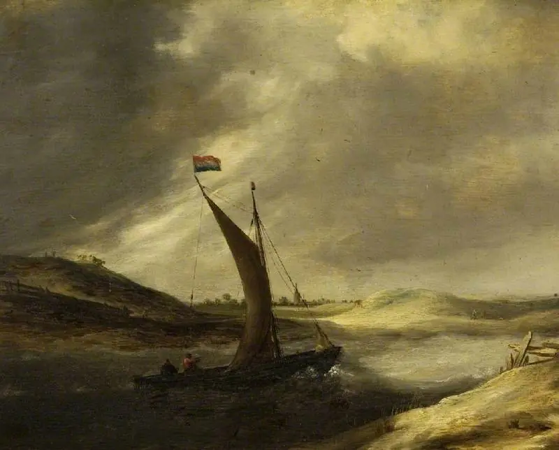 River-scene, by Bonaventura Peeters