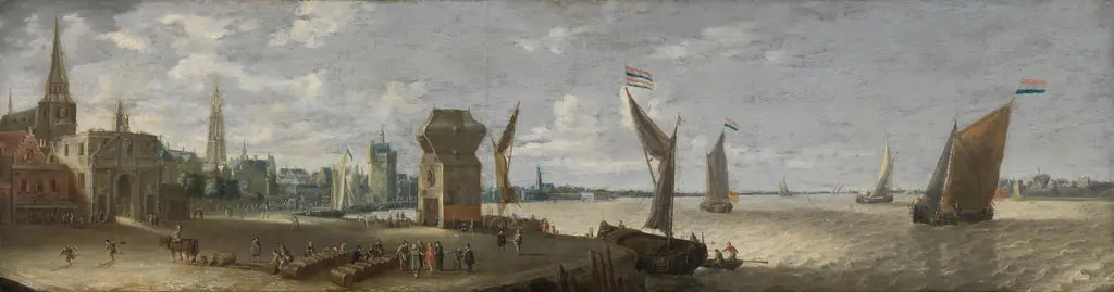 The Antwerp Shipyard, by Bonaventura Peeters