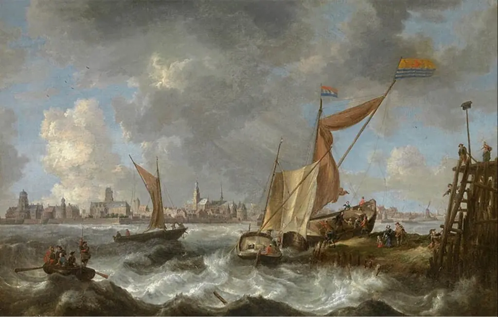 View of Middelburg, by Bonaventura Peeters