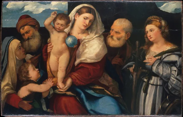 Madonna and Child with Saints — Bonifazio Veronese