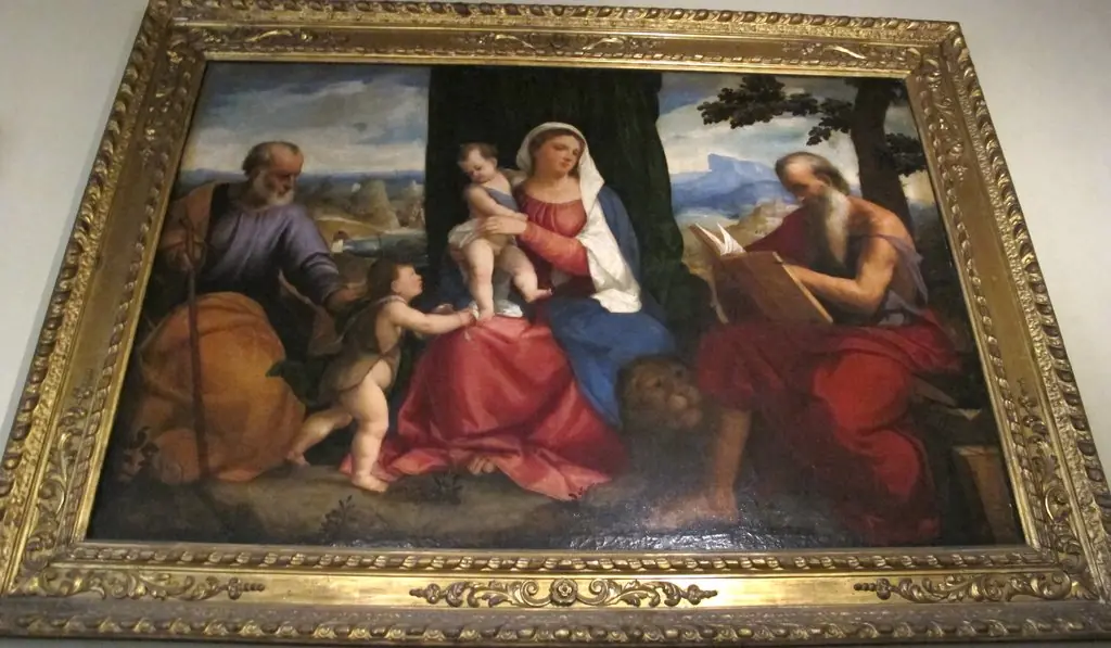 The Holy Family and Infant St. John and St. Jerome