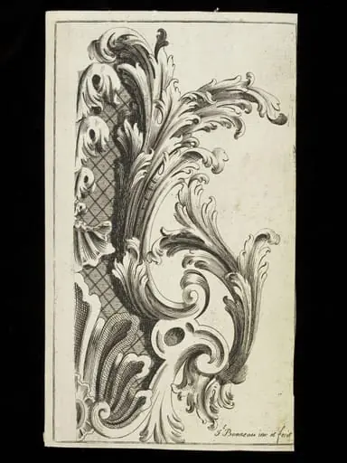 Ornament print by Jacob Bonneau, by Bonneau
