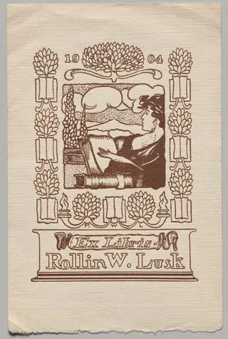 Bookplate: Rollin W. Lusk
