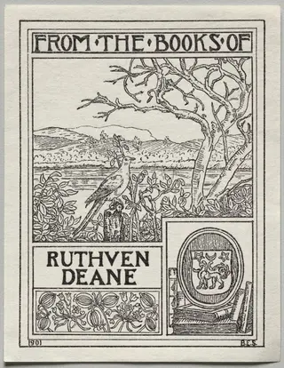 Bookplate: Ruthven Deane