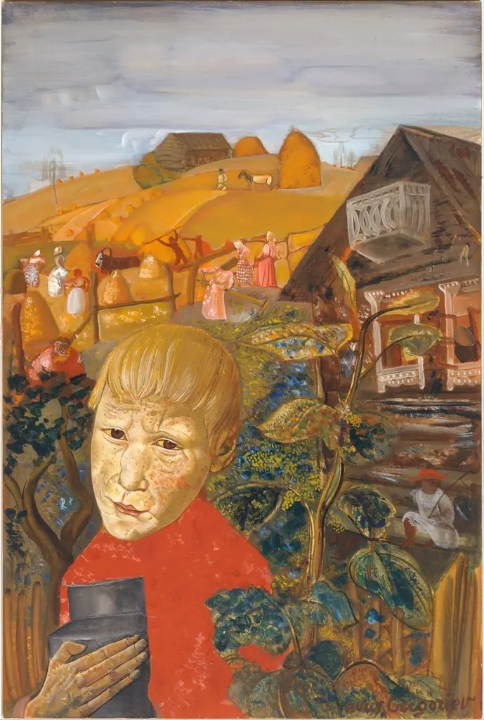 Sergei Esenin (1895–1925) as a Youth, by Boris Grigoriev