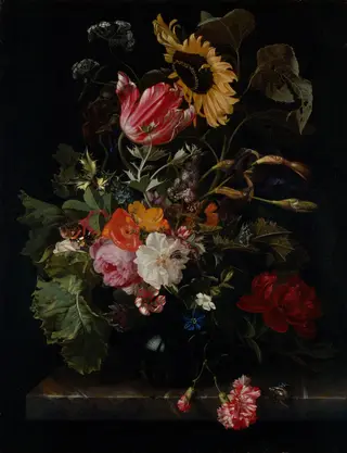 Bouquet of Flowers in a Vase
