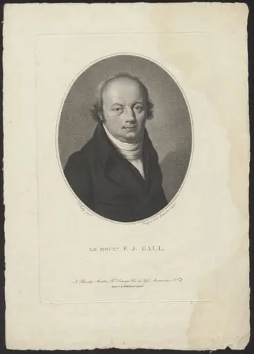 Portrait of F.J. Gall, by Bourgeois de la Richardiere,