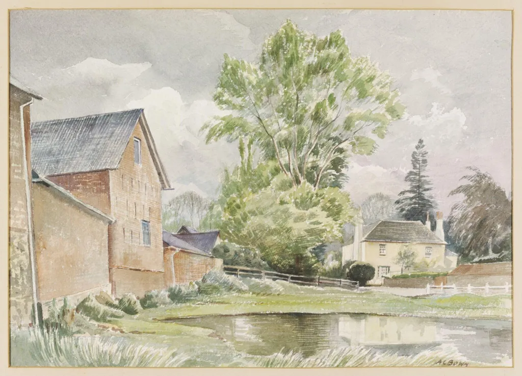 Bentworth, Near Alton, by Bown, watercolor, 1942