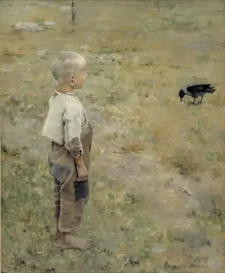 Boy with a Crow