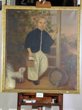 Boy with Dog