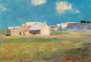 Breton Village, by Odilon Redon