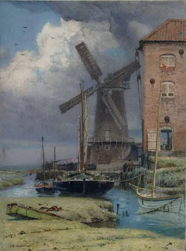 At Cley-next-the-sea, by Brewtnall
