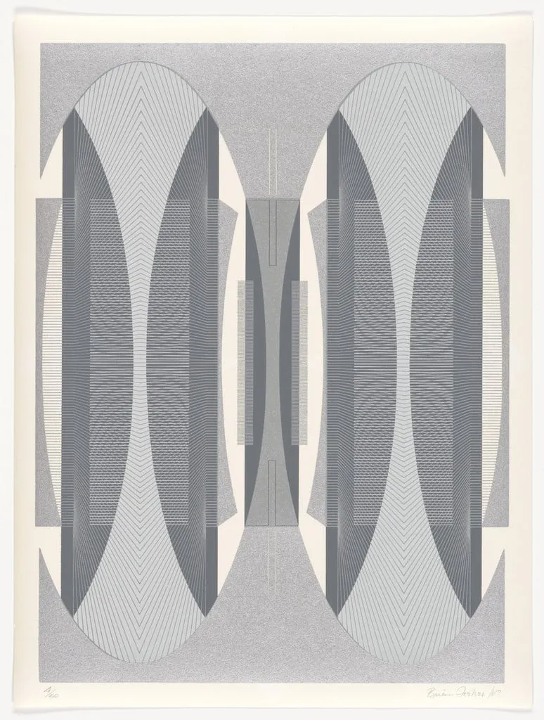 Untitled, by Brian Fisher, ink, 1967