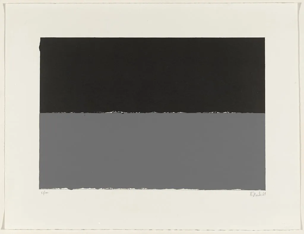 Untitled, by Brice Marden, ink, 1969