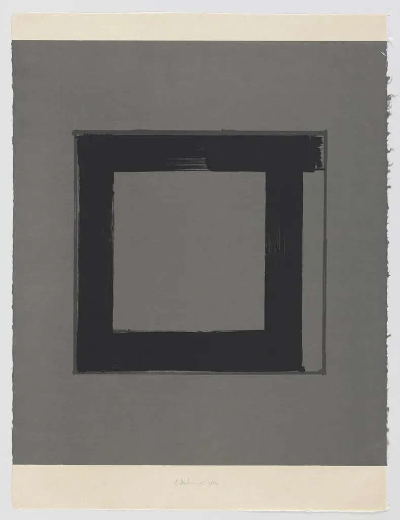 Untitled, by Brice Marden, ink, 1983