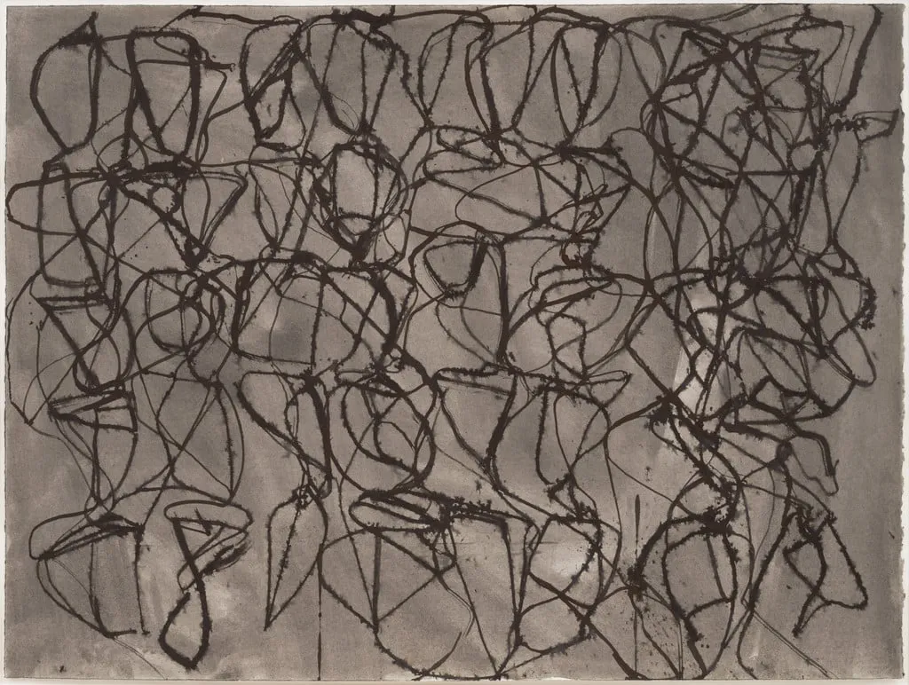 Untitled, by Brice Marden, ink, 1991