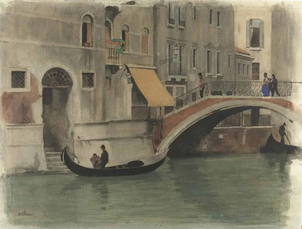 Bridge over a canal in Venice