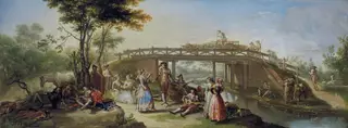 Bridge over the Madrid Canal, by Francisco Bayeu