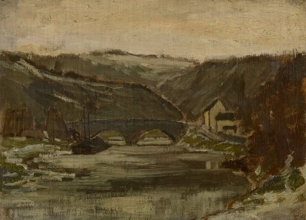 Bridge over the River Lesse