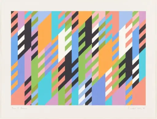 Untitled, by Bridget Riley