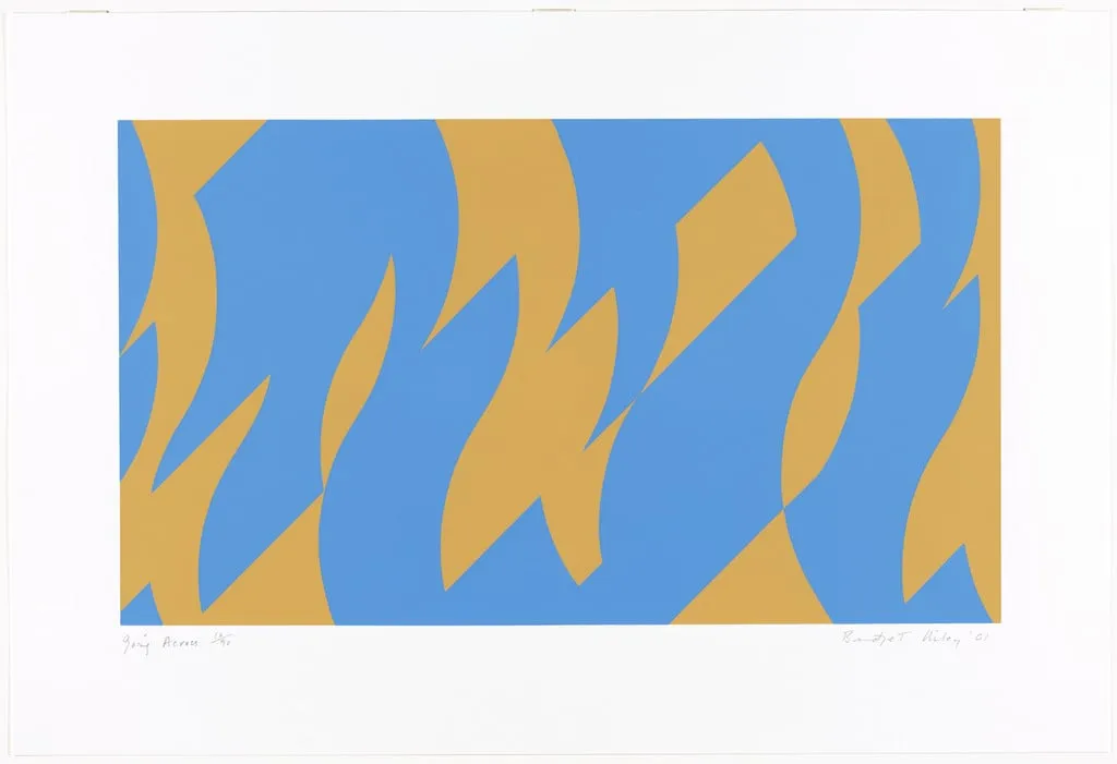Untitled, by Bridget Riley, ink, 2001