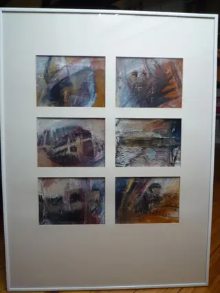 Glatt, Brigitta - Bild, Viel Gras und Liebe I, by Brigitta Glatt, 1993