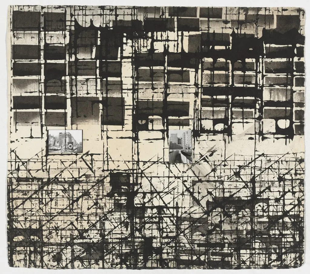 Untitled, by Brion Gysin, ink, 1974