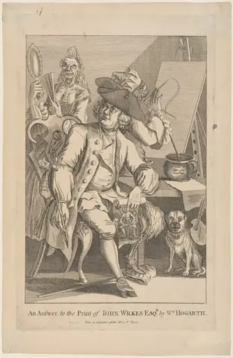 An Answer to the Print of John Wilkes Esq. by Wm. Hogarth, by British 18th Century
