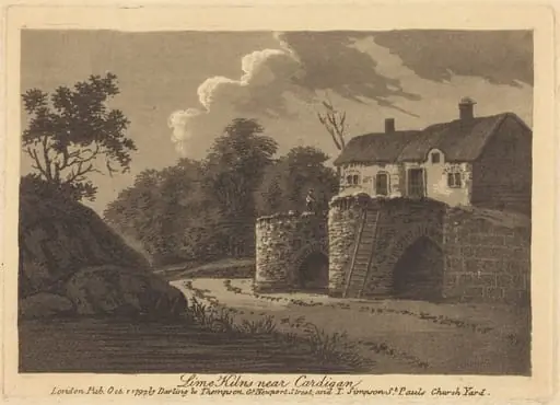 Lime Kilns near Cardigan, by British 18th Century