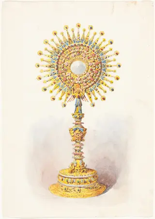 A Monstrance, by British 19th Century, 1860