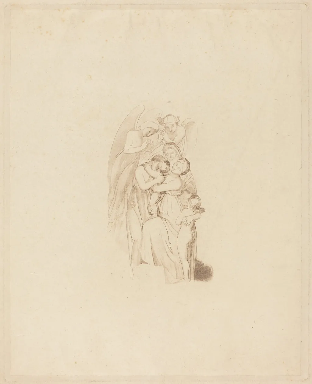 Holy Family? with Angels l.1: The March of the Intellect, by British 19th Century, ink, 1801