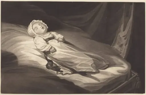 Sleeping Infant, by British 19th Century