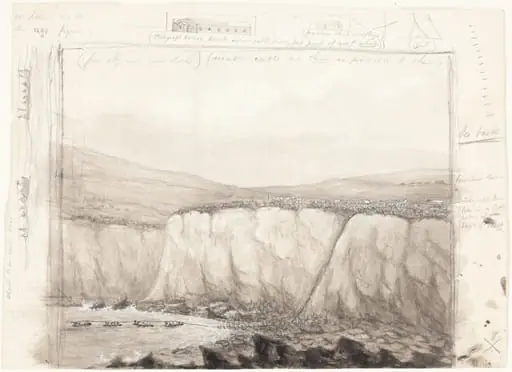 The Laying of the Atlantic Cable at Foilhommerum Bay, Ireland, by British 19th Century