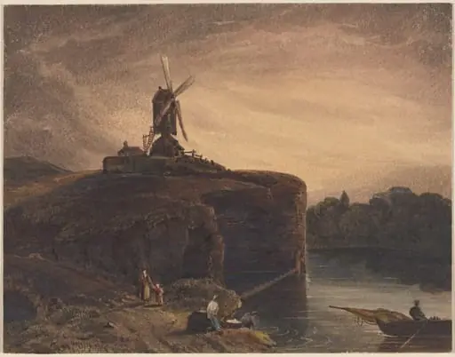 The Mill, by British 19th Century