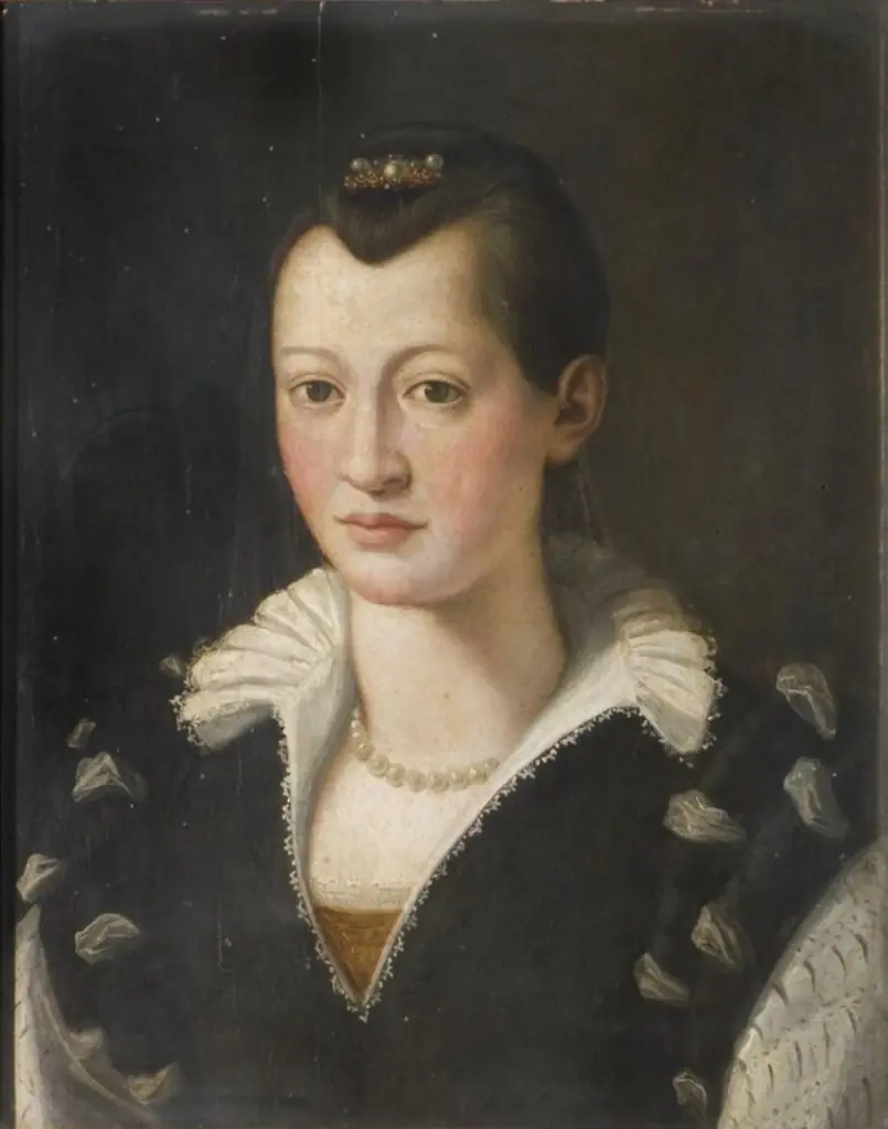 Portrait of a Lady in a Black Dress, by Bronzino