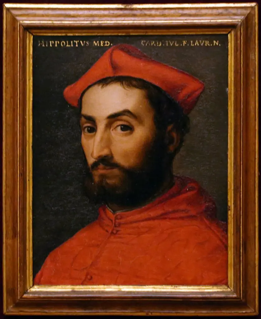 Portrait of Cardinal Ippolito de’ Medici, by Bronzino