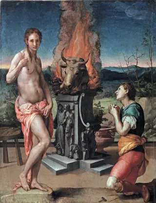 Pygmalion and Galatea, by Bronzino, 1529