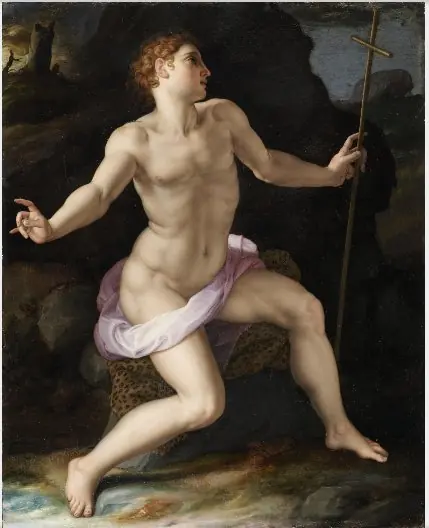 Saint John the Baptist in the Wilderness, by Bronzino