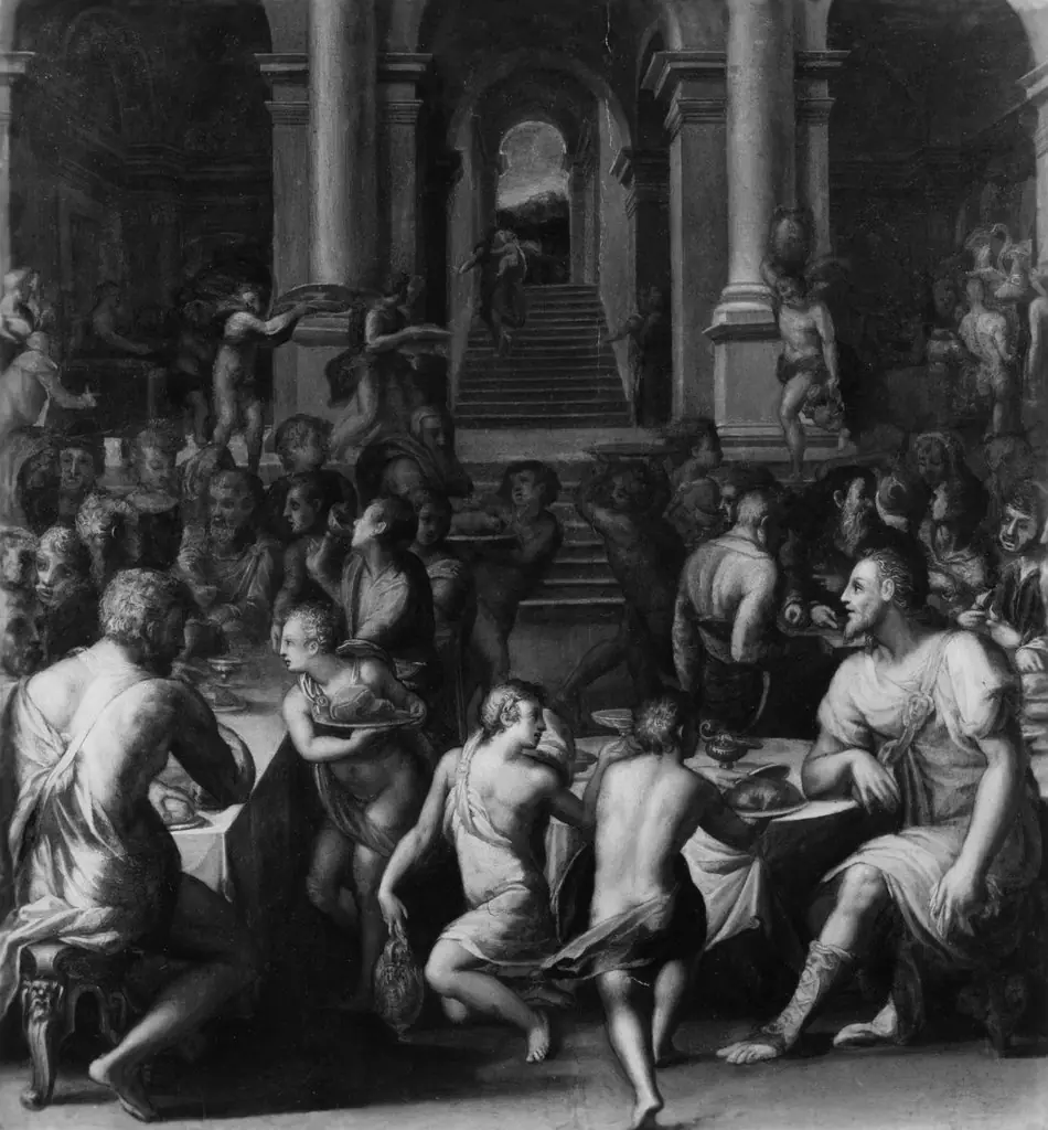 The Feast Given by Joseph for His Brothers, by Bronzino