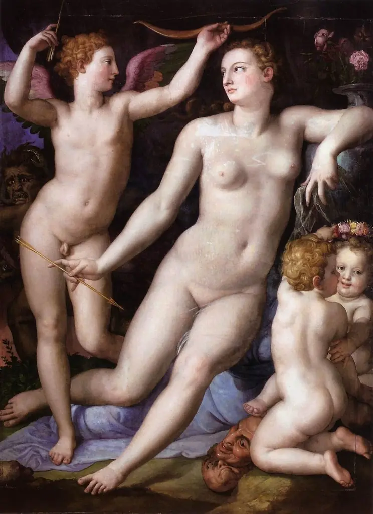 Venus, Cupid and Jealousy, by Bronzino
