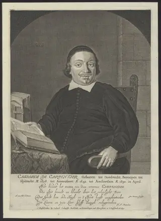 Portrait of Casparus de Carpentier, Walloon Minister at Sliedrecht, Amersfoort and Amsterdam