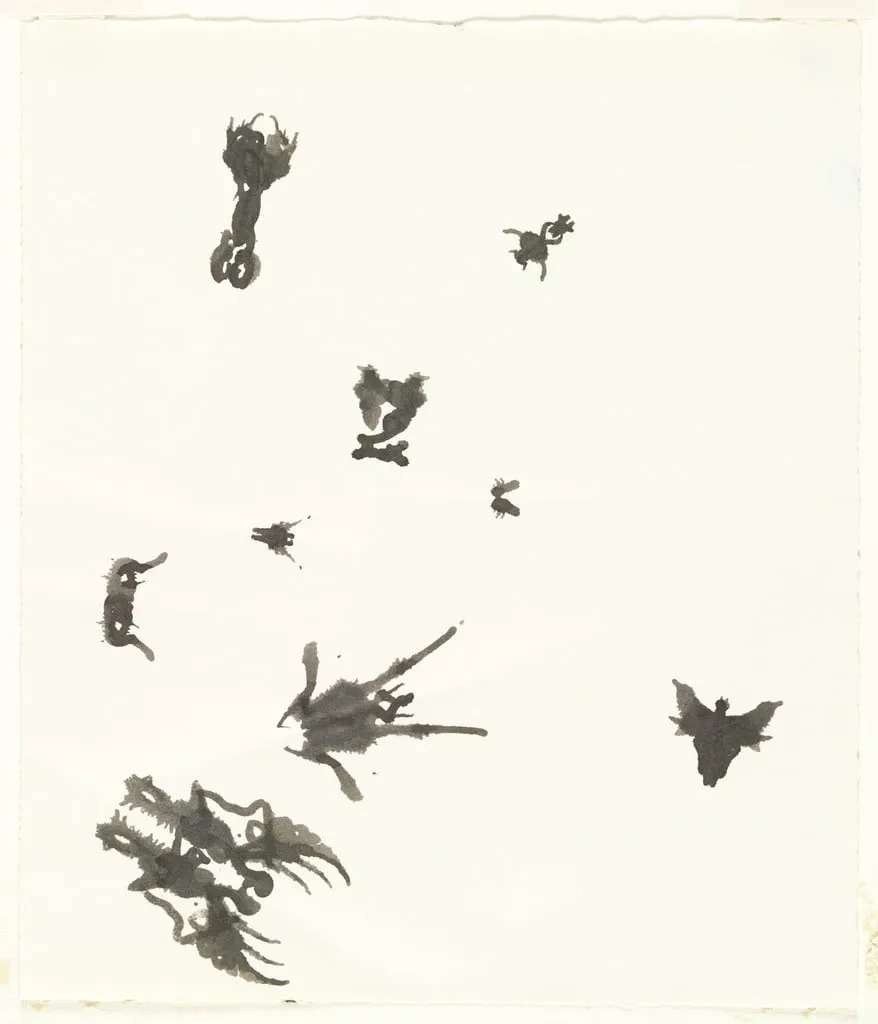 Untitled, by Bruce Conner, ink, 24