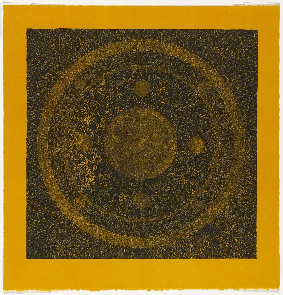 Untitled, by Bruce Conner, ink, 1965